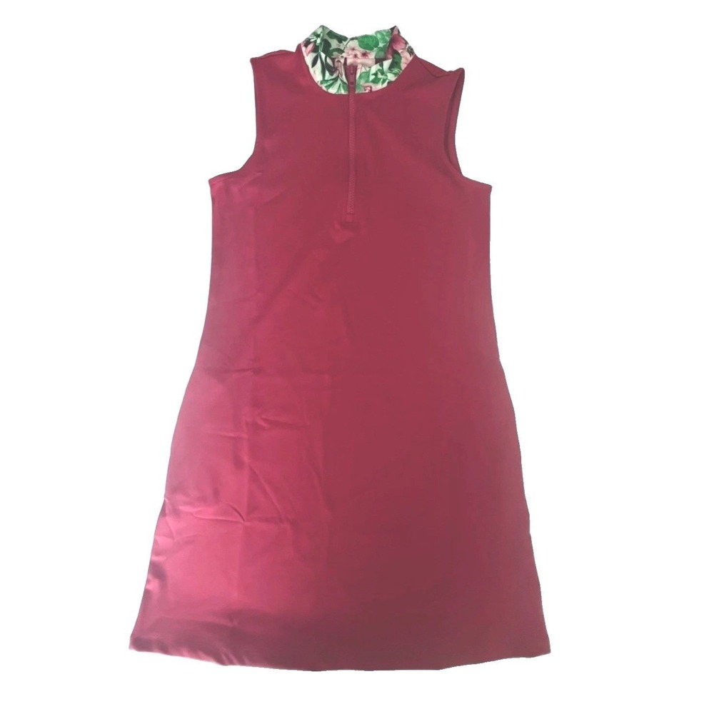 Tommy Bahama Golf Active Mini Dress w/Shorts bougainvillea Pockets Size L New